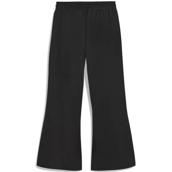  Ženske hlače PUMA WARDROBE ESS FLARED PANTS 632045-01 ČRNA PUMA 
