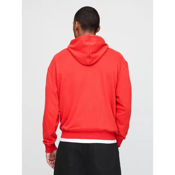  Moški pulover GAP LOGO PULLOVER HOODIE 744728-02 PARADIŽNIKOVA OMAKA 