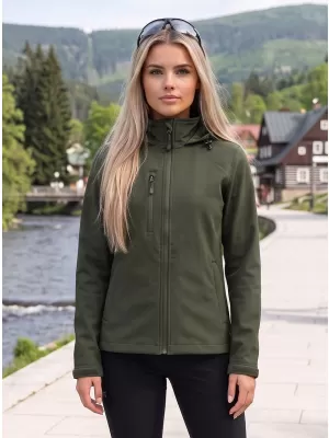 Ženska softshell jakna ALTISPORT NoPrint NP/ALW945 VOJAŠKI