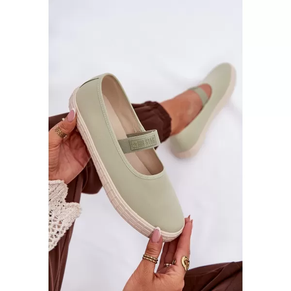  Ženske superge BIG STAR NN274604 GREEN Big Star Shoes 