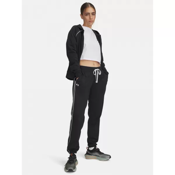  Ženski komplet UNDER ARMOUR UA RIVAL TRICOT TRACKSUIT HD 6001966-001 ČRNA 