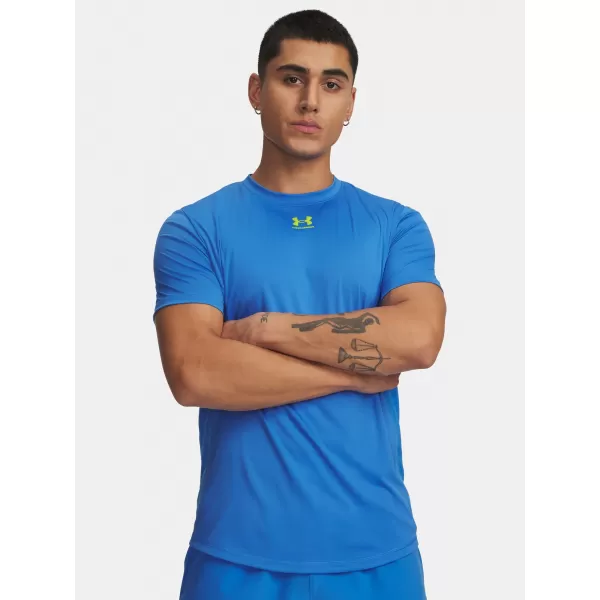  Moška majica s kratkimi rokavi UNDER ARMOUR UA M CHALLENGER PRO SS 6009620-402 MODRA 