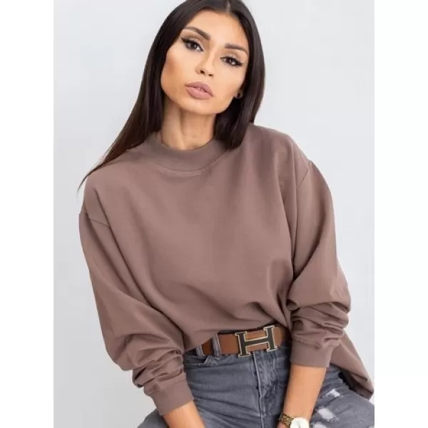  Ženski pulover BASIC FEEL GOOD RV-BL-5185.92P RJAVA 