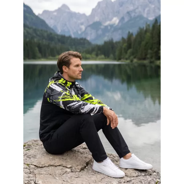  Moška vrhunska softshell jakna ALTISPORT VOJ/ALM039JACK01 ČRNA IN RUMENA 