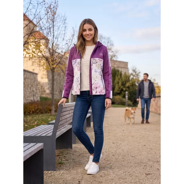  Ženska vrhunska softshell jakna ALTISPORT VOJ/ALW008JACK01 BORDO 