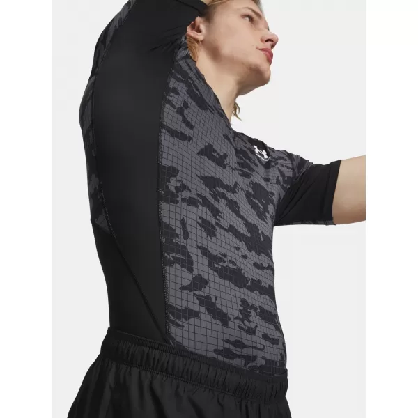  Moška majica s kratkimi rokavi UNDER ARMOUR HG PRINTED SS 6009657-001 ČRNA 