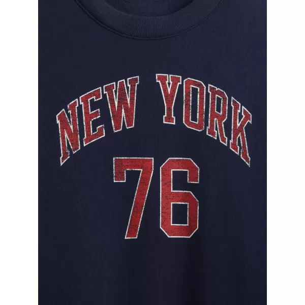 Ženski pulover GAP NEW YORK SWEATSHIRT 778455-00 MORNARIŠKA UNIFORMA 