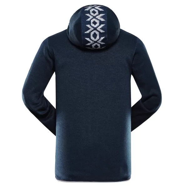  Moški topel pulover ALPINE PRO NORES MODRA 