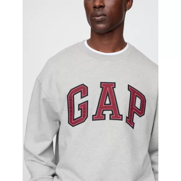  Moški pulover GAP LOGO CREW SWEATSHIRT 616625-00 SVETLO SIVO VRESJE 