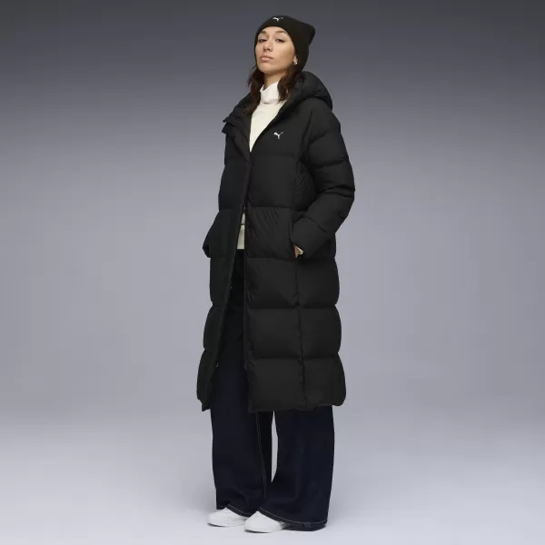  Ženski plašč PUMA HOODED DOWN PUFFER COAT 688390-01 ČRNA PUMA 