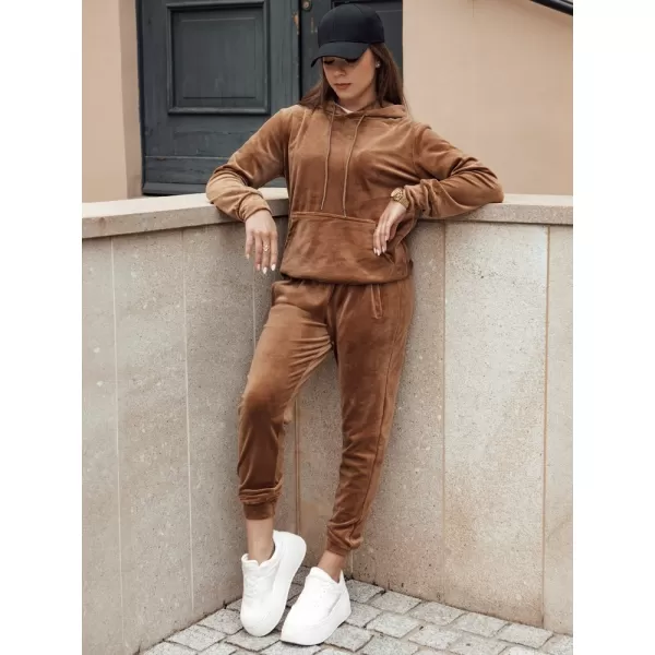  Ženske hlače DSTREET UY2838 RJAVA 