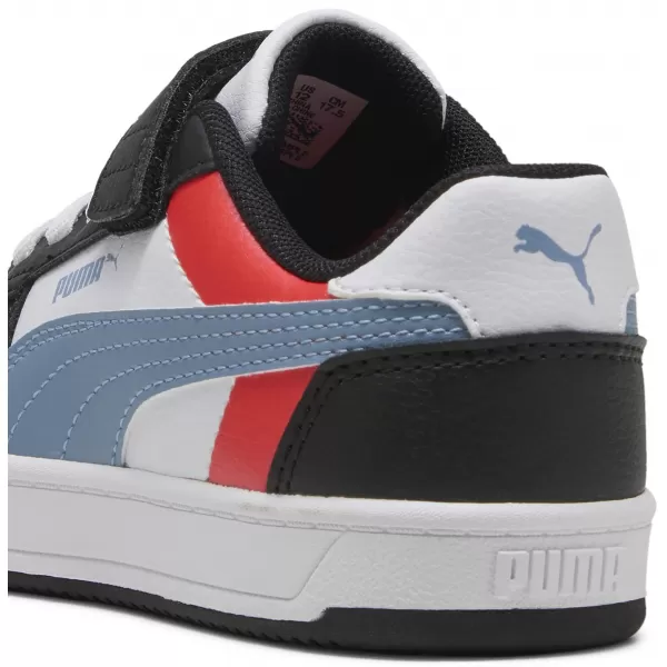  Otroški čevlji PUMA CAVEN 2.0 BLOCK AC+ PS 394462-17 PUMA BELA/HLADNO MODRA/ČRNA 