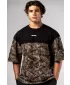 Oversized majica s kratkimi rokavi POWER 898 SVETLO RJAVA CAMO Nebbia