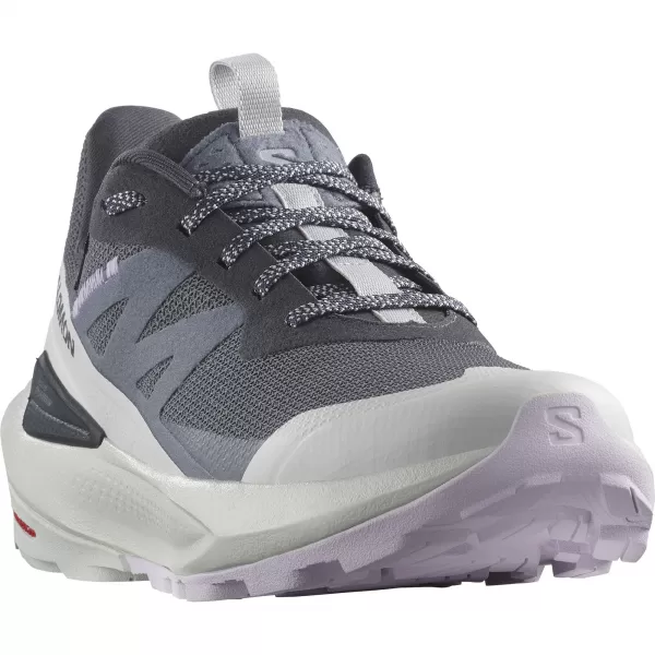  Ženski čevlji SALOMON ELIXIR ACTIV GTX W L47526500 INDIJSKO ČRNILO/LEDENIŠKO SIVA/CVETNI LISTI ORHIDEJE 