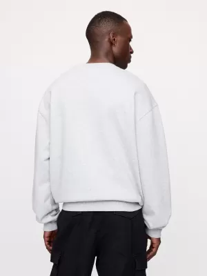 Moški pulover GAP LOGO CREW SWEATSHIRT 616625-00 SVETLO SIVO VRESJE