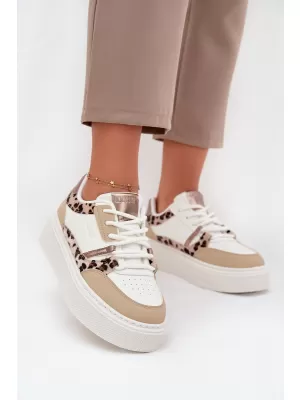 Ženske superge BIG STAR SS274357 WHITE/BEIGE Big Star Shoes
