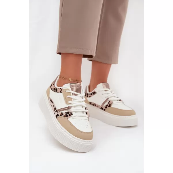  Ženske superge BIG STAR SS274357 WHITE/BEIGE Big Star Shoes 