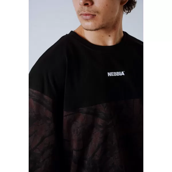  Oversized majica POWER 898 TEMNO RJAVA CAMO Nebbia 