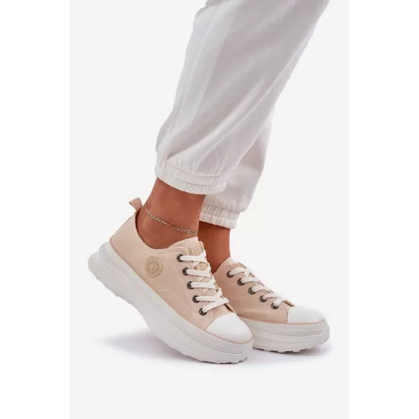  Ženske superge BIG STAR NN274127 BEŽ Big Star Shoes 