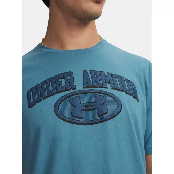  Moška majica s kratkimi rokavi UNDER ARMOUR UA M WM LOCKER TAG SS 6012778-466 MODRA 