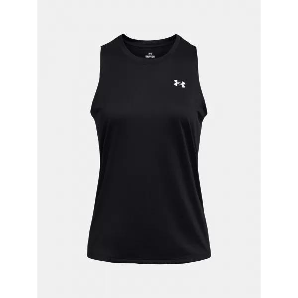  Ženski brezrokavnik UNDER ARMOUR TECH TANK SOLID 1383655-001 ČRNA 