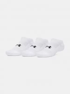 Nogavice UNDER ARMOUR PERFORMANCE COTTON 3PK NS 6009683-100 BELA