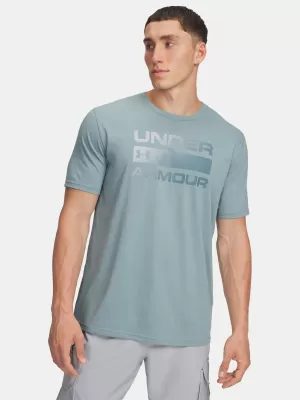 Moška majica s kratkimi rokavi UNDER ARMOUR UA TEAM ISSUE WORDMARK SS 1329582-323 ZELENA