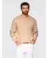 Moški pulover OMBRE OM-SNBC-0199 BEŽ