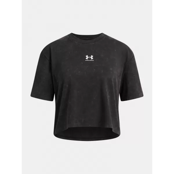  Dekliška majica s kratkimi rokavi UNDER ARMOUR UA G RIVAL WASH SS 6011673-001 ČRNA 