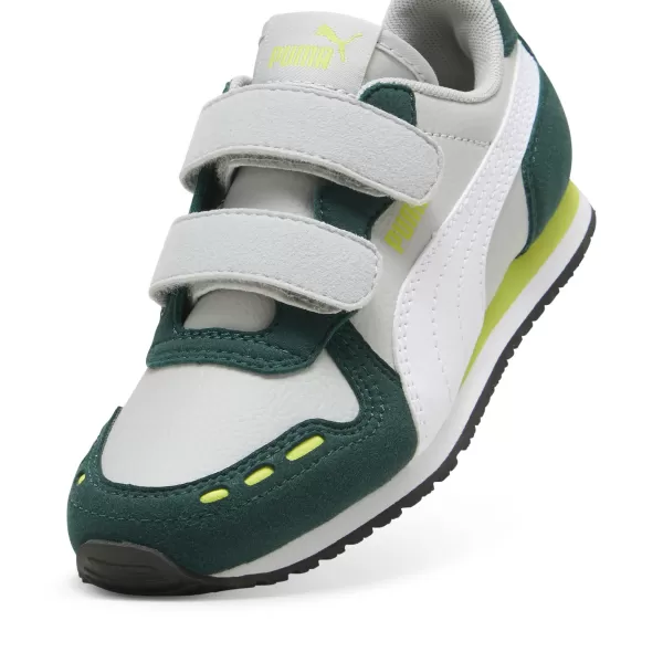  Otroški čevlji PUMA CABANA RACER SL 20 V PS 383730-19 SVETLO SIVA/BELA/TEMNO MIRTA 