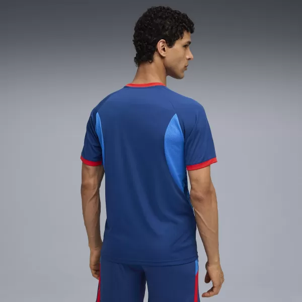  Moška funkcionalna majica PUMA NEYMAR JR PLAYMAKER JERSEY 660314-10 BLAZING BLUE/ GOREČE MODRA/PUMA BELA/ULTRA 