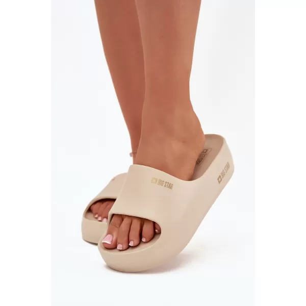  Ženski natikači BIG STAR SS274722 BEIGE Big Star Shoes 
