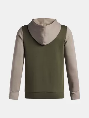 Fantovski pulover UNDER ARMOUR UA RIVAL FLC CBLCK GRPHC HD 6004994-390 ZELENA