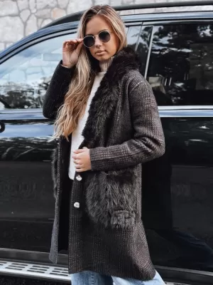 Ženski plašč DSTREET TY5229 ČRNA