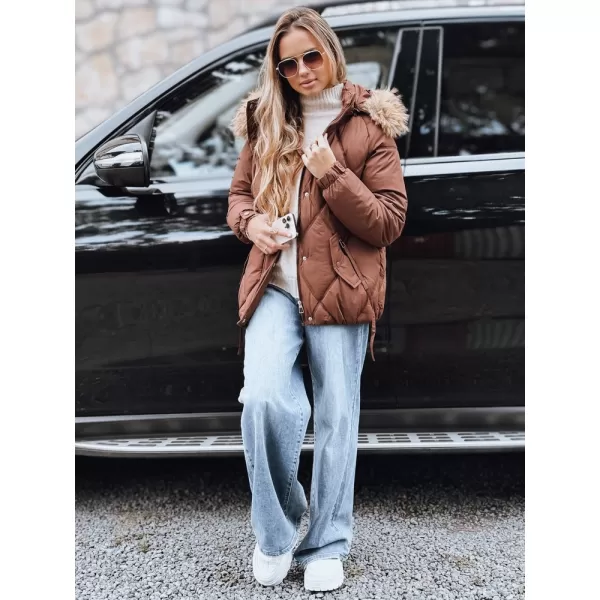  Ženska jakna DSTREET TY5231 RJAVA 