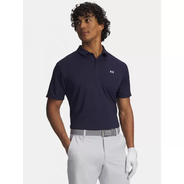  Moška majica s kratkimi rokavi UNDER ARMOUR T2G PIQUE POLO 6012303-410 MODRA 