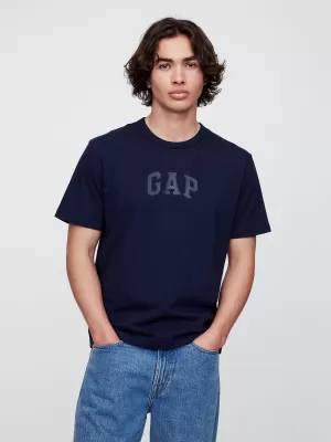 Moška majica s kratkimi rokavi GAP HIGH DENSITY LOGO TEE 782369-00 MORNARIŠKA UNIFORMA
