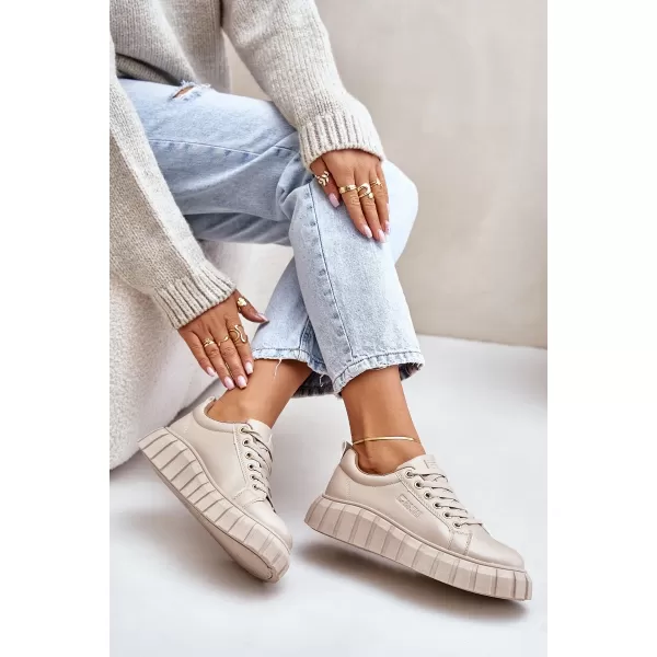  Ženski čevlji BIG STAR MM274618 BEIGE Big Star Shoes 
