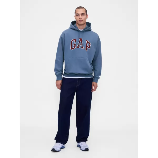  Moški pulover GAP LOGO PULLOVER HOODIE 781237-01 KORUZNICA 