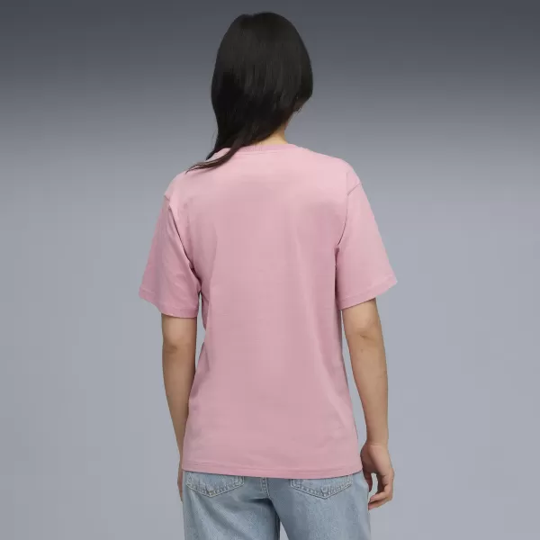  Ženska majica s kratkimi rokavi PUMA ESS NO. 1 LOGO RELAXED TEE 684970-65 URAVNOVEŠENA ROZA 
