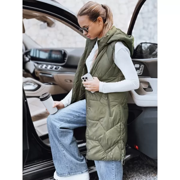  Ženski plašč DSTREET TY5264 ZELENA 