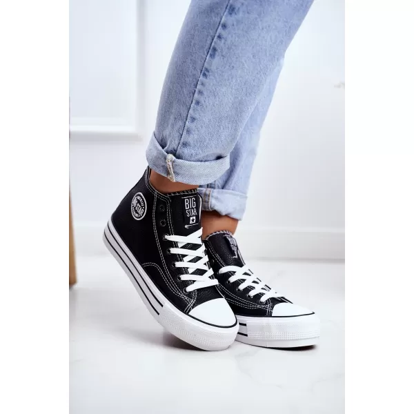  Ženske superge BIG STAR GG274012 BLACK Big Star Shoes 