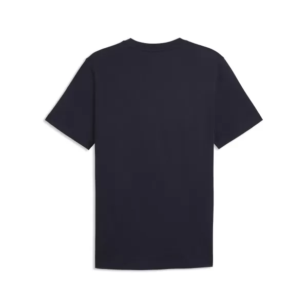  Moška majica s kratkimi rokavi PUMA GRAPHIC TEE 691777_16 NOVA MORNARICA 