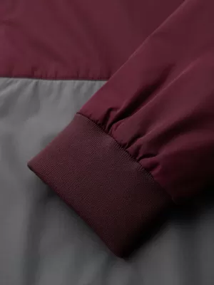 Moška jakna OMBRE OM-JANP-0242 BORDO-SIVA