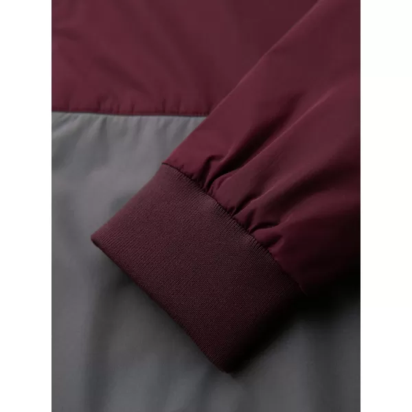  Moška jakna OMBRE OM-JANP-0242 BORDO-SIVA 