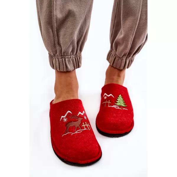  Ženski natikači BIG STAR KK276017 RDEČA/BEŽ Big Star Shoes 