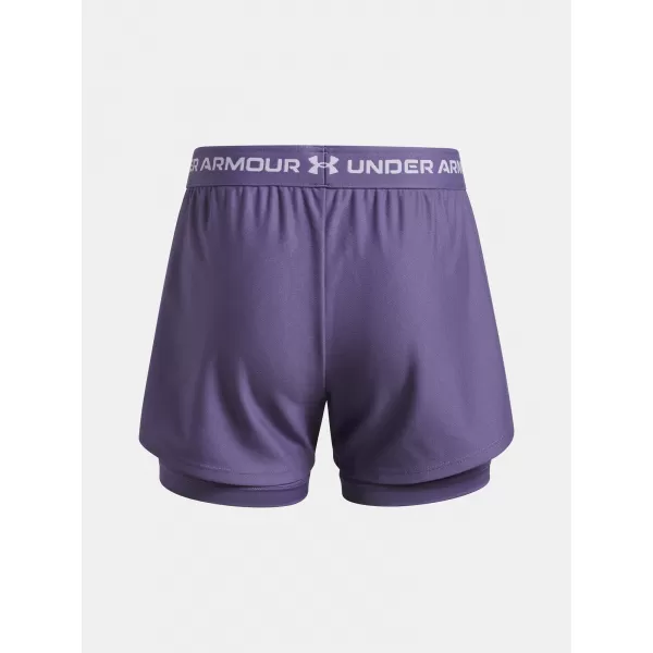  Dekliške kratke hlače UNDER ARMOUR UA TECH PLAY UP 2N1 SHORT 6004985-520 VIJOLIČNA 