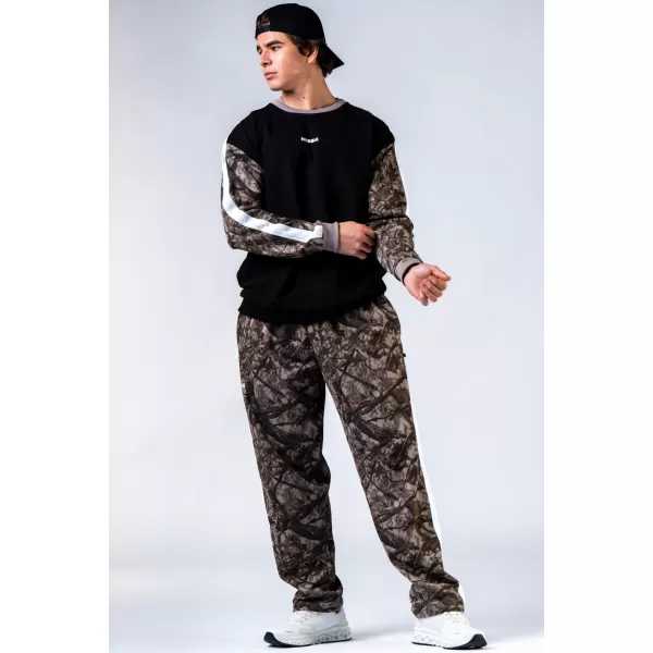  Trenirka sproščenega kroja POWER 904 SVETLO RJAVA CAMO Nebbia 