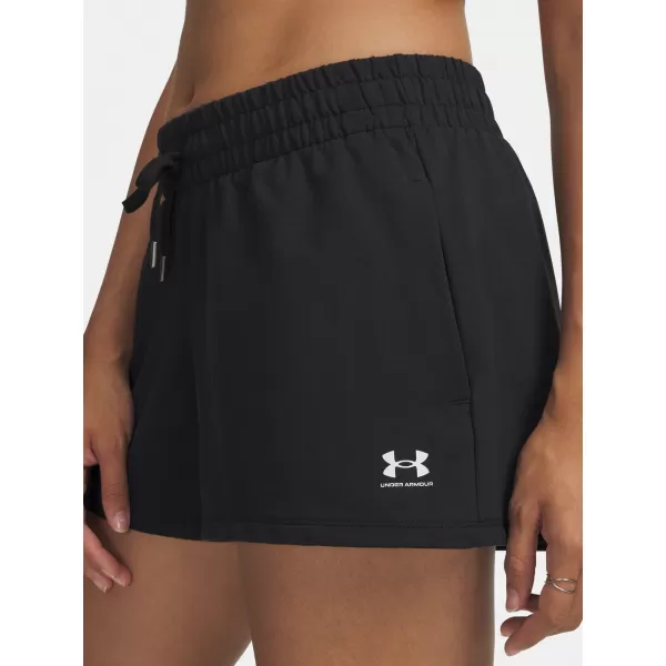  Ženske kratke hlače UNDER ARMOUR SPORT TERRY SHORT 6011022-001 ČRNA 