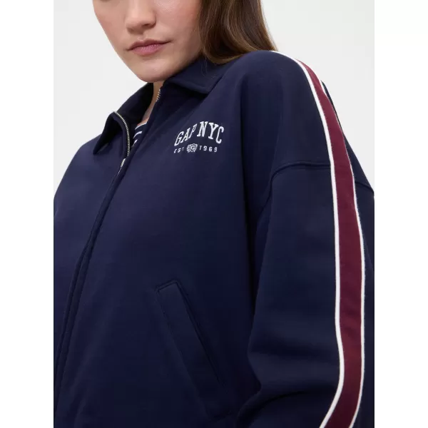  Ženska jakna GAP LOGO TRACK JACKET 799269-01 MORNARIŠKA UNIFORMA 